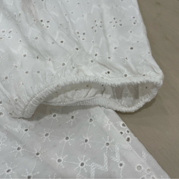 NWT Torrid Women's 4X (26) Plus Size Eyelet Button Up Long Sleeve White Cloud - Picture 12 of 15